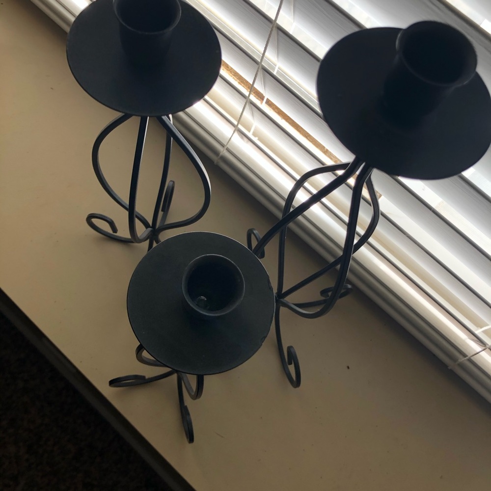 Set of candle holders - Picture 2 of 3